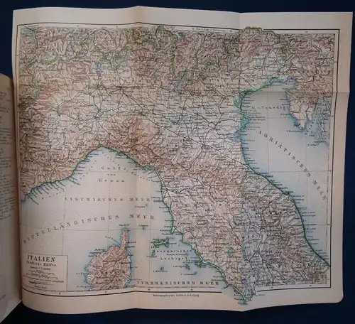Fels Meyer Reisebücher " Rom " und die Campagna 1895 selten Ortskunde js