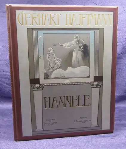 Hauptmann Hannele 1894 Traumdichtungen Belletristik Erstausgabe Klassiker sf