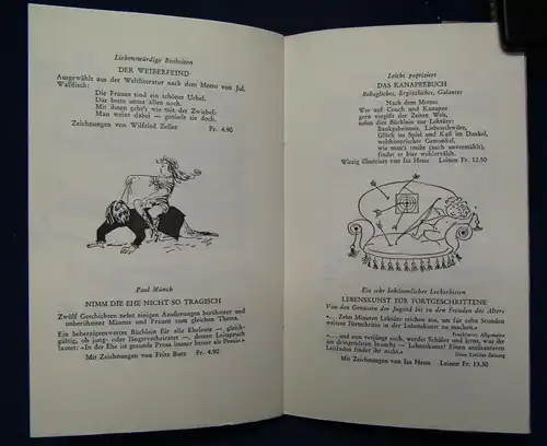 Kalenter, Ossip Kurioses von Büchern und Bücherschreibern 1963 Signatur vors  js