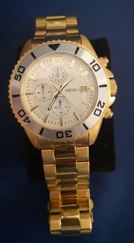 Herrenuhr von Nautec No Limit "Tacota silber/gold" Quartz batteriebetrieben