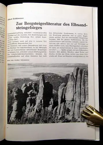 Festschrift 100 Jahre Bergsteigen im Elbsandsteingebirge 1964 Geschichte