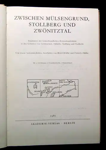 Werte unserer Heimat Zwischen Mülsengrund, Stollberg und Zwönitztal Bd. 35 1981