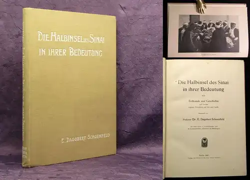 Schoenfel Die Halbinsel des Sinai in ihrer Bedeutung nach Erdkunde 1907