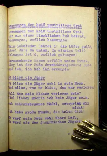 Liederbuch der W.u.Kl. Vereinigung D. Lössnitz 1912-1972 Sehr Selten Lieder