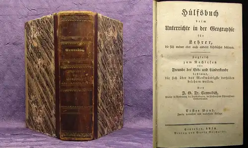 Cannabich Hülfsbuch beim Unterrichte in der Geographie für Lehrer 1.Bd. ap. 1838