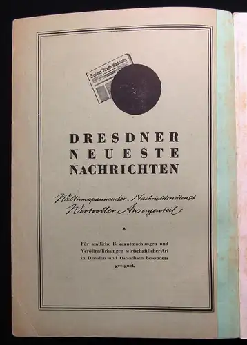 Das Sachsenbuch 1943 (frühere Handbuch für Sachsen) Ortsverzeichnis 127.Jhg.