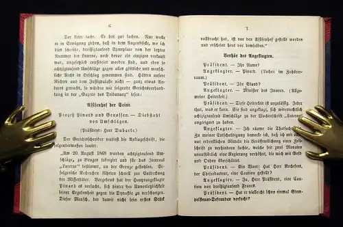 Rochefort Die Laterne Hefte 1-6 und 8 1868 Belletristik Literatur Lyrik