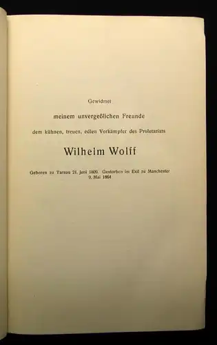 Kautsky Das Kapital Kritik der politischen Oekonomie Bd.1 Produktionsprozeß 1914