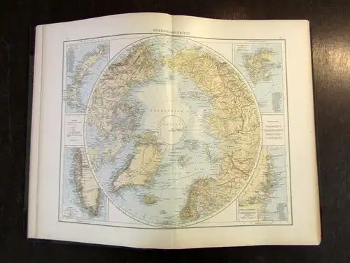 Scobel Andrees Handatlas 1899 mit Verzeichnis  126 Haupt u.137 Nebenkarten