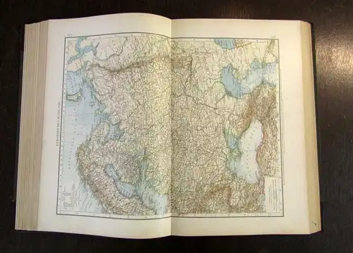 Scobel Andrees Handatlas 1899 mit Verzeichnis  126 Haupt u.137 Nebenkarten