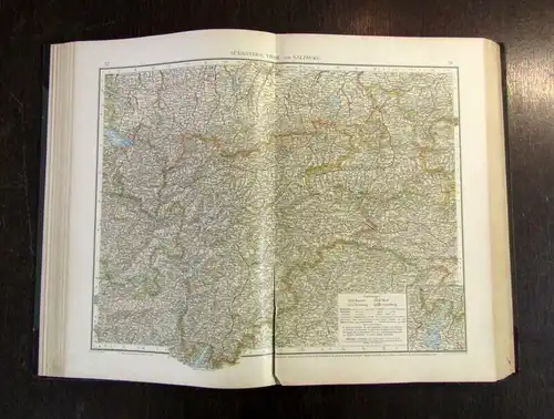 Scobel Andrees Handatlas 1899 mit Verzeichnis  126 Haupt u.137 Nebenkarten