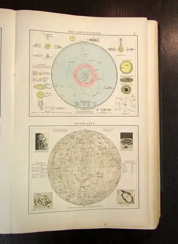 Scobel Andrees Handatlas 1899 mit Verzeichnis  126 Haupt u.137 Nebenkarten