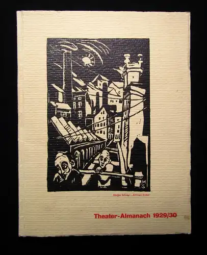 Zimmmermann, Franz Theater Almanach 1929/40 3.Ausgabe Kunst und Kultur