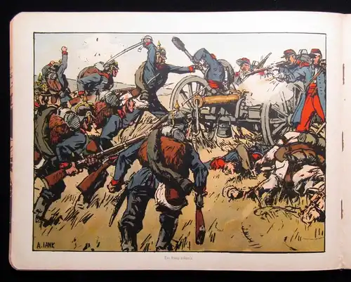 Kotzde Vaterländische Bilderbücher Bd.1-3 selten um 1910 Militaria Militär