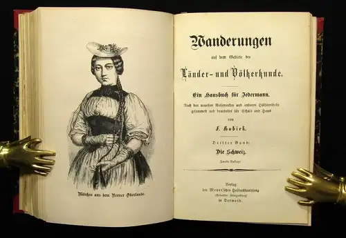 Hobirk Wanderungen auf dem Gebiete der Länder-u. Völkerkunde 1875 Bd.1-25 kompl.