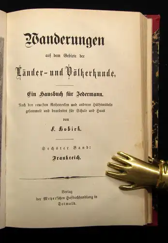 Hobirk Wanderungen auf dem Gebiete der Länder-u. Völkerkunde 1875 Bd.1-25 kompl.