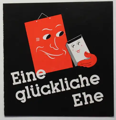 Original Prospekt Glocken-Kalender "Eine glückliche Ehe" 1937 Werbung Reklame sf