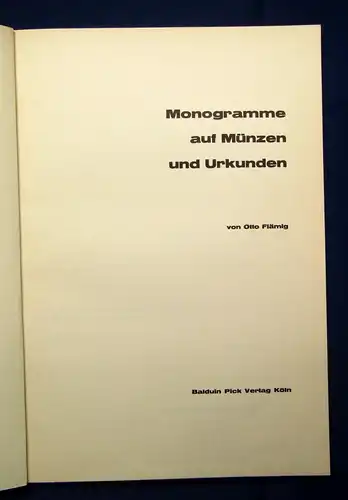 Flämig Monogramme auf Münzen und Urkunden Mittelalter, Kyrillisch... 1962 js