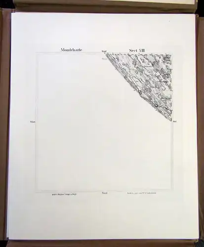 Lohrmann Mondkarte in 25 Sektionen 1963 2.Auflage J. F. Julius Schmidt js