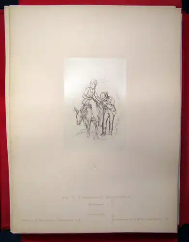 A,. Henschel's Skizzenbuch um 1880 48( von 50) Tafeln Künstler Kunst 3.Teil js