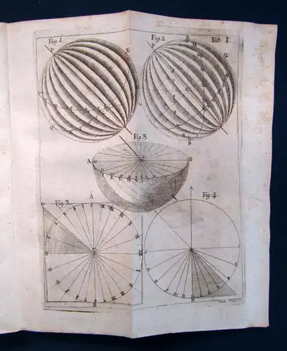 Lory Gnomonik (alle Gattungen der Sonnenuhren) 1781 Uhrenkunde Astronomie sf