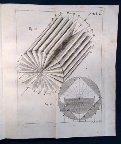 Lory Gnomonik (alle Gattungen der Sonnenuhren) 1781 Uhrenkunde Astronomie sf