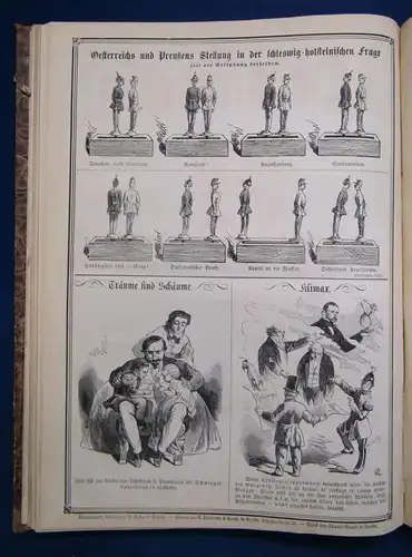 Kladderadatsch 18. Jahrg.Hefte 1-60 1865 Humoristisch-satirisches Wochenblatt js