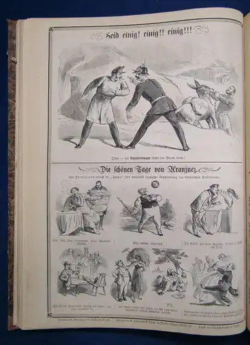 Kladderadatsch 18. Jahrg.Hefte 1-60 1865 Humoristisch-satirisches Wochenblatt js