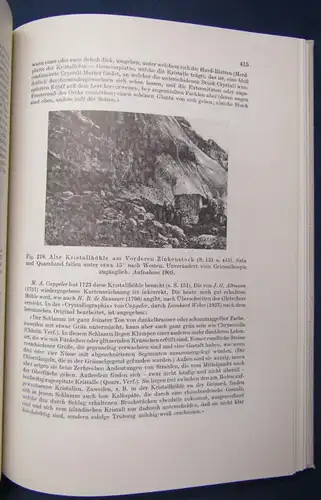 Koenigsberger Die Zentalalpinen Mineralagerstätten 1972 Geschichte Geotechnik sf