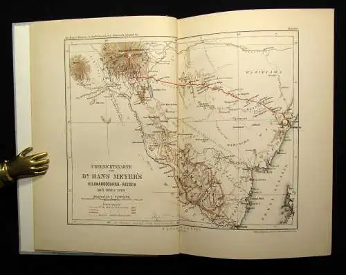 Meyer ostafrikanische Gletscherfahrten Die Ersteigung des Kilimandscharo 1893
