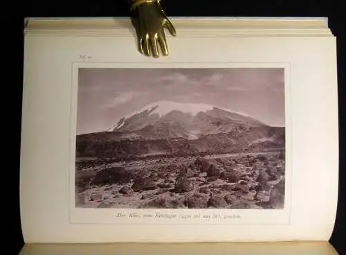 Meyer ostafrikanische Gletscherfahrten Die Ersteigung des Kilimandscharo 1893