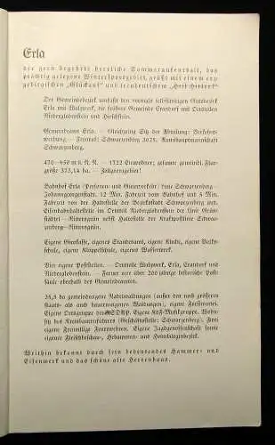 Erla und Crandorf im Silbernen Erzgebirge 800 Jahre 1936 Ortskunde Geschichte