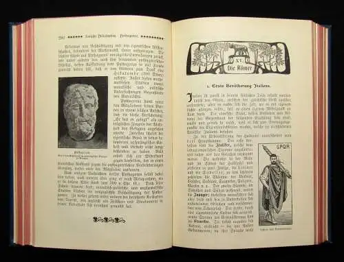 K. F. Beckers Weltgeschichte Bd. 1-2 1890 Bildband Bevölkerung Illustrationen