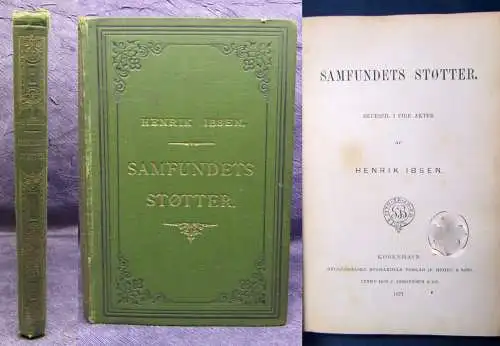 Ibsen Samfundets Stotter Skuespil I Fire Akter 1877 Gemeinschaft unterstützt js