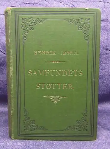 Ibsen Samfundets Stotter Skuespil I Fire Akter 1877 Gemeinschaft unterstützt js