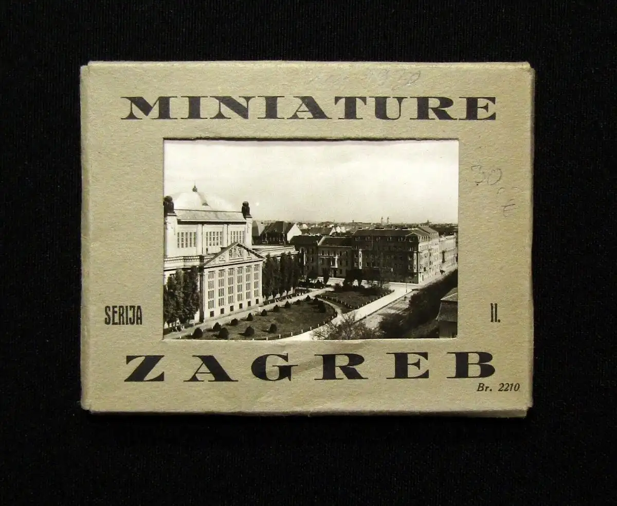 Miniature Zagreb Serija II. um 1930 10 (von 12 Bildern) Kroatien Fortografie