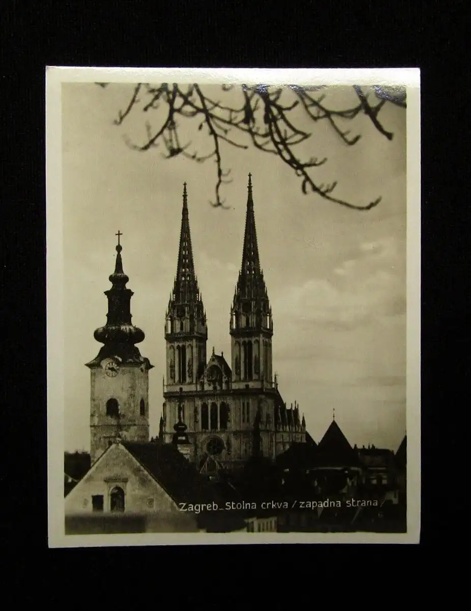 Miniature Zagreb Serija II. um 1930 10 (von 12 Bildern) Kroatien Fortografie