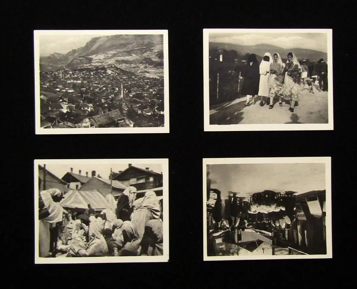 Prizori iz Sarajeva Szenen aus Sarajevo um 1930 12 Original Fotos Landschaft