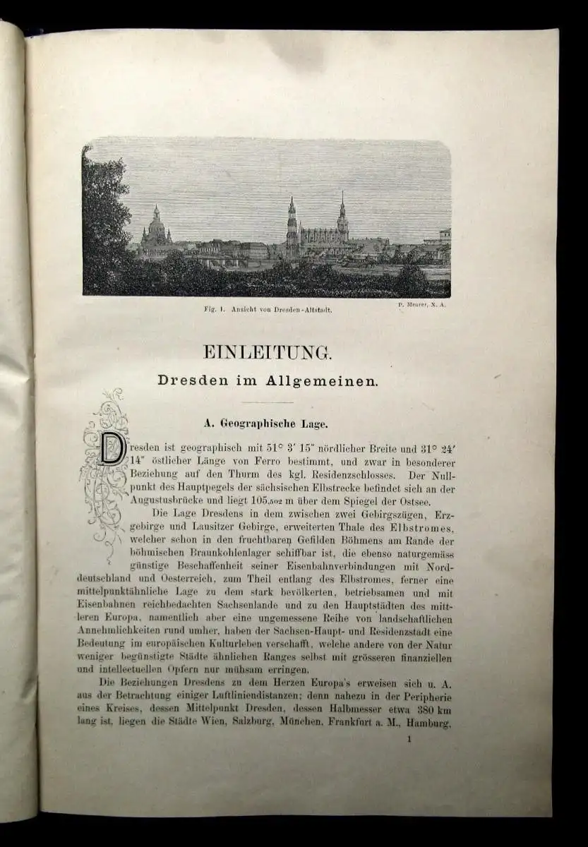 Die Bauten Techn.u. Industriellen Anlagen von Dresden 1878 Or.ausgabe selten