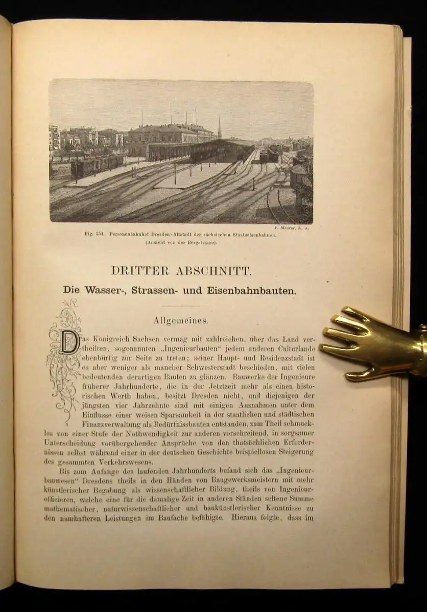 Die Bauten Techn.u. Industriellen Anlagen von Dresden 1878 Or.ausgabe selten