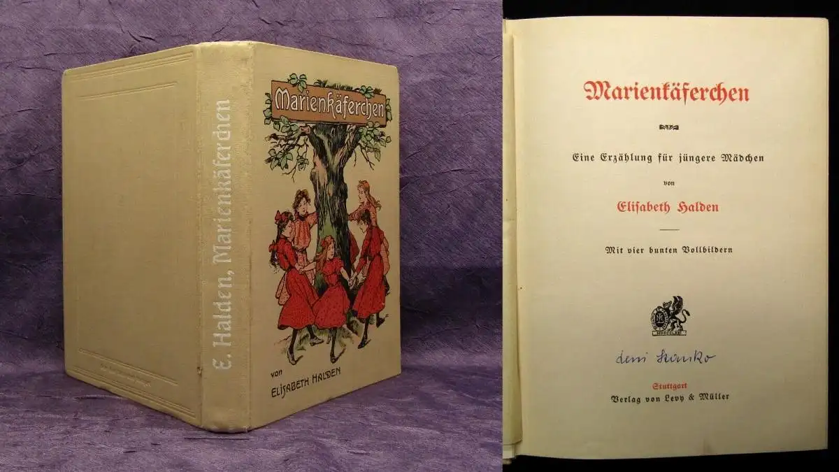 Halden Marienkäferchen eine Erzählung für jüngere Mädchen um 1920