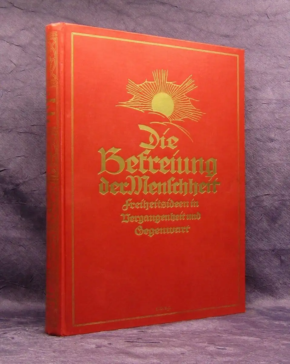 Adler Die Befreiung der Menschheit Freiheitsideen Vergangenheit / Gegenwart 1921