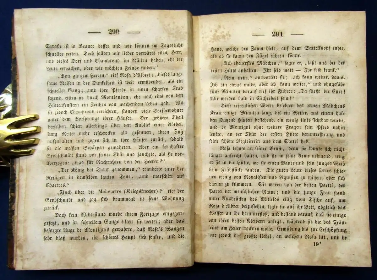 Echo der neuesten Engl. Tagespresse Deutsche Ausgabe 3 Bde. Rosa D`Albret 1844 j