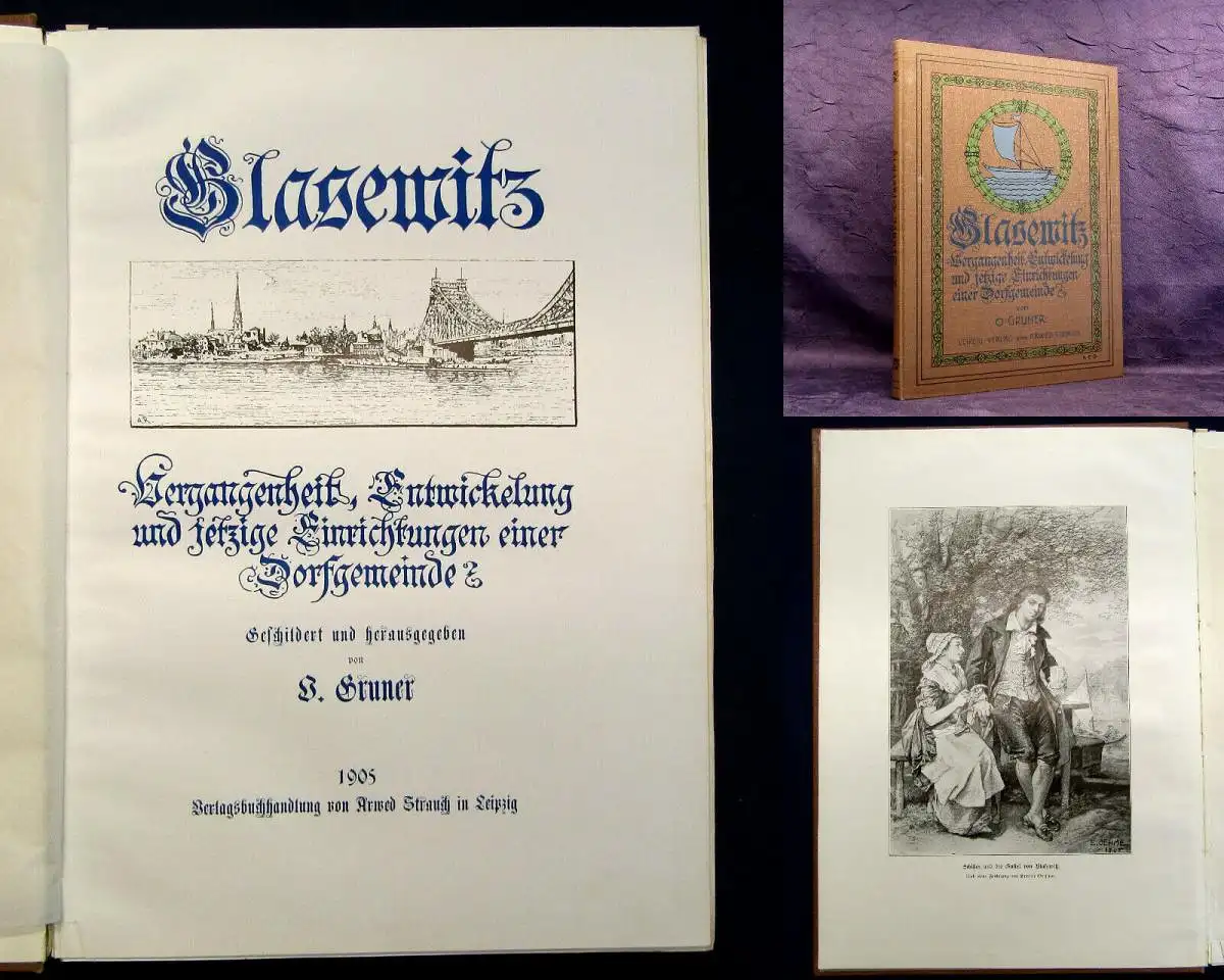 Gruner Blasewitz Vergangenheit und Entwicklung 1905 Ortskunde Landeskunde mb