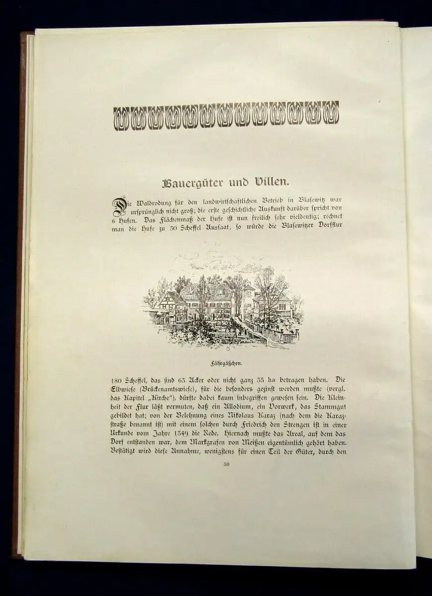 Gruner Blasewitz Vergangenheit und Entwicklung 1905 Ortskunde Landeskunde mb