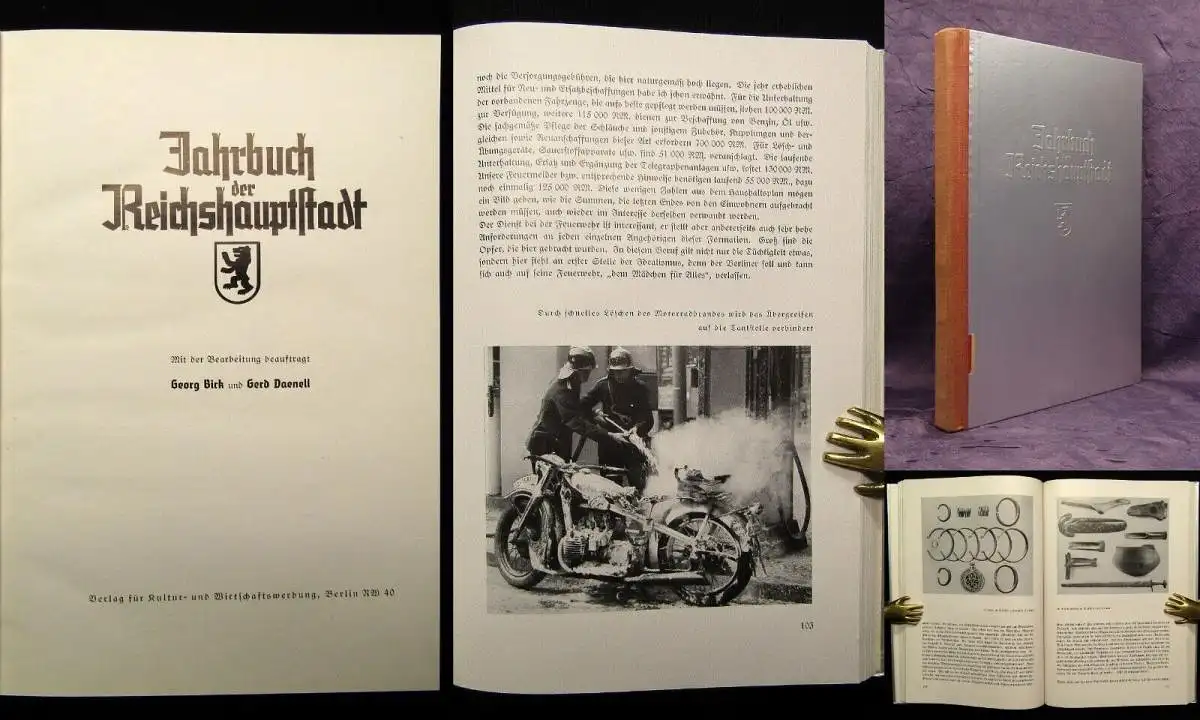 Birk, Daenell Jahrbuch der Reichshauptstadt 1939 Kultur Bildband Gesellschaft