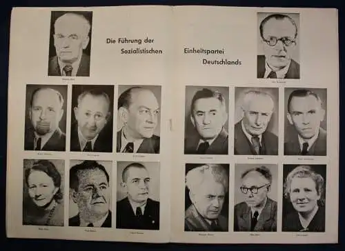 Orig. Prospekt von Weinert 1.Mai 1946 "Es lebe die Einheit" 1946 Geschichte sf
