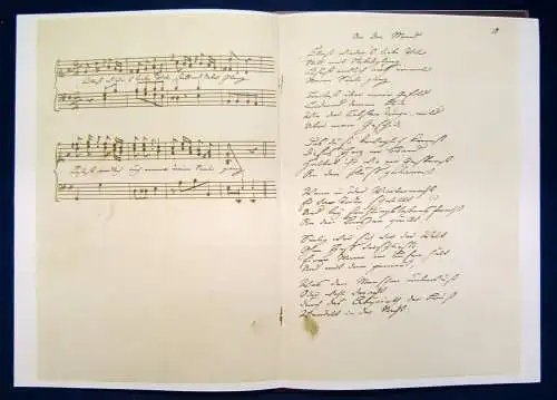 Konvolut Faksimile 4x Goethe 1x Theodor Storm Handschriften Gedichte um 1975  js
