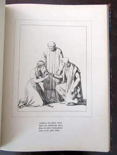 Reher Schillers Lied von der Glocke in 40 Blättern bildlich dargestellt 1855 js