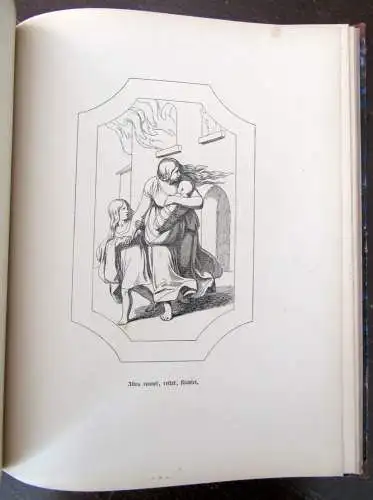 Reher Schillers Lied von der Glocke in 40 Blättern bildlich dargestellt 1855 js